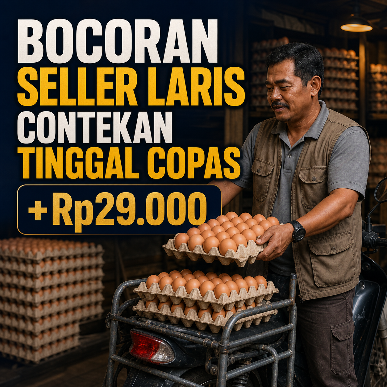 Bocoran Seller Laris - Paket Contekan Tinggal Copas